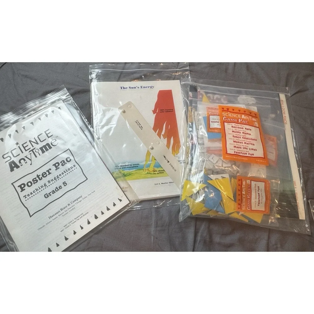 Science Anytime Interactive Teaching Pack Grade 5 Homeschool Posters Games